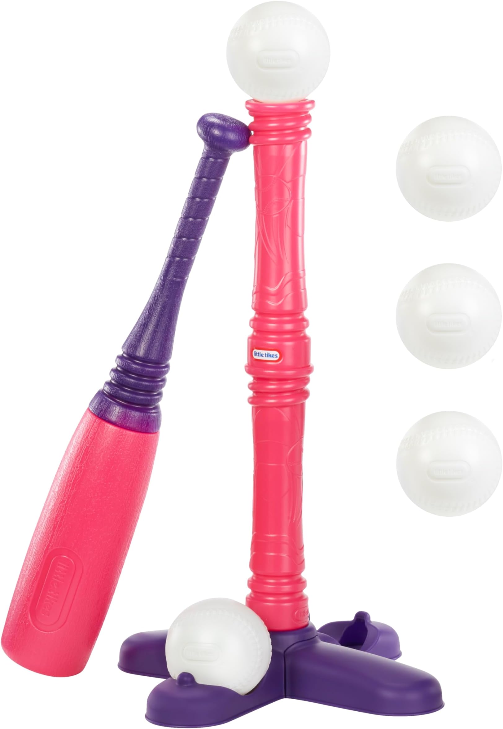 T-Ball Set,Pink, 5 Balls, for Toddlers Ages 18+ Months – Amazon Exclusive