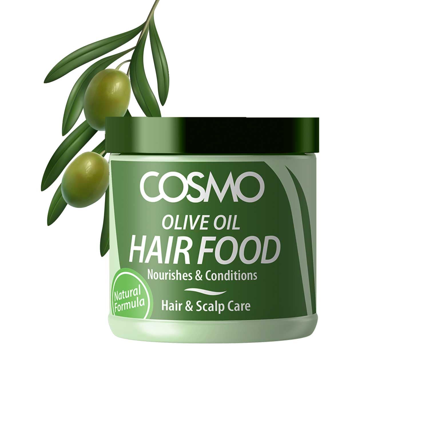 Olive Oil Hair Food 170ml, Deeply Moisturizing and Conditioning, Leaving It Soft, Smooth, and Healthy, Hair and Scalp Care