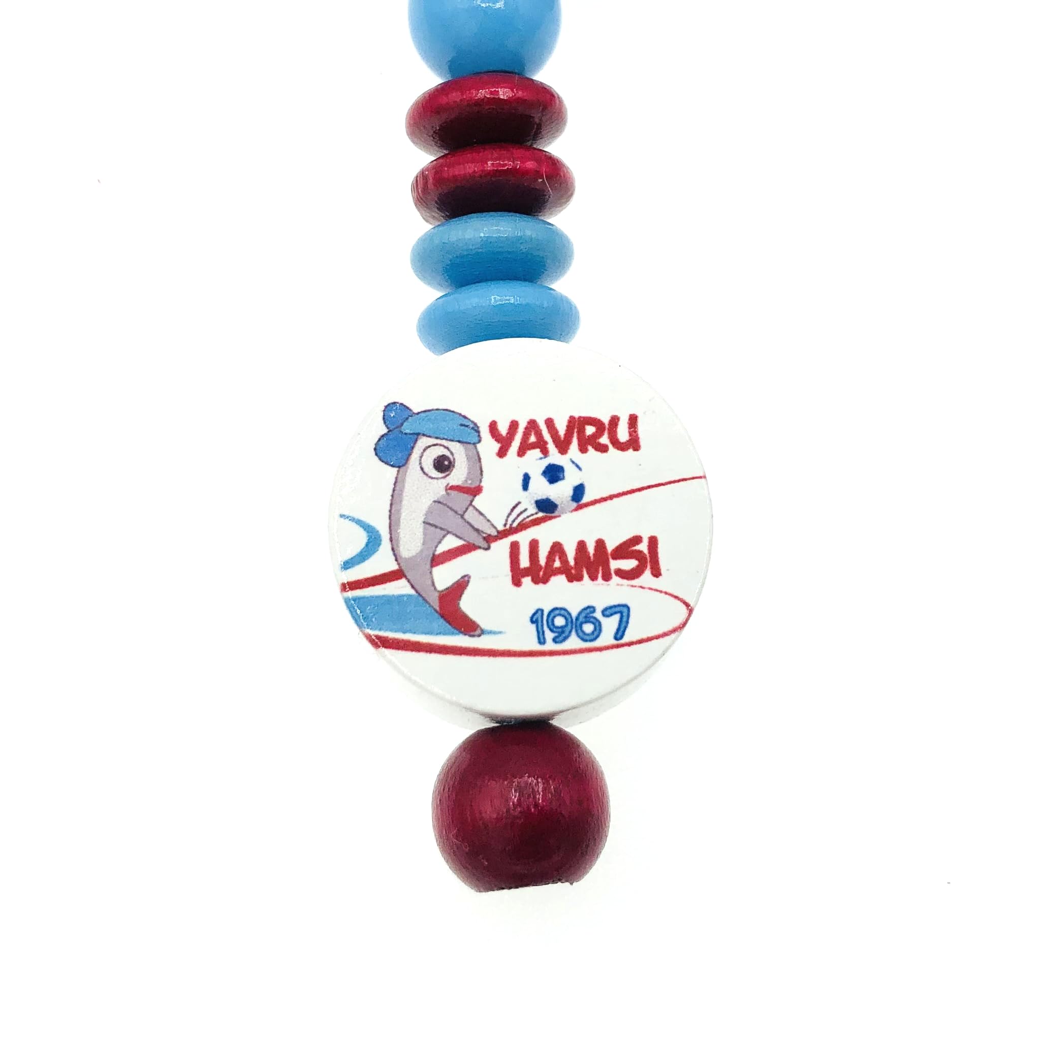 Set Nuckelkette + Kinderwagenkette mit Namen " für TRABZONSPOR Fan - YAVRU HAMSI " Skybalu Bordeauxrot/Baby/Unisex/Personalisiert/HANDMADE