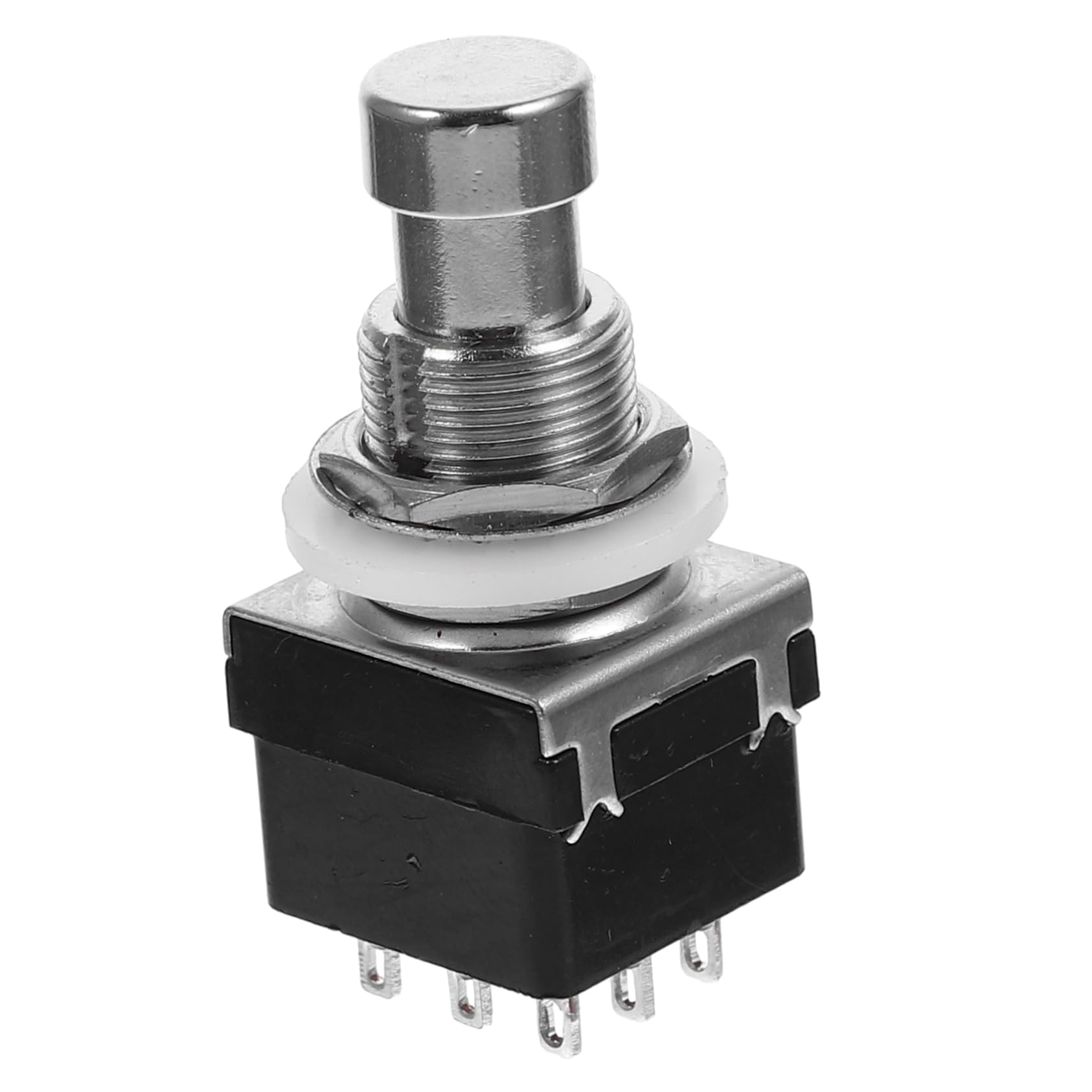 Hemoton Musical Instrument Button Guitar Pedal Button Footswitch Pedal 3- Effector Footswitch Material Noiseless Easy to Install Compact