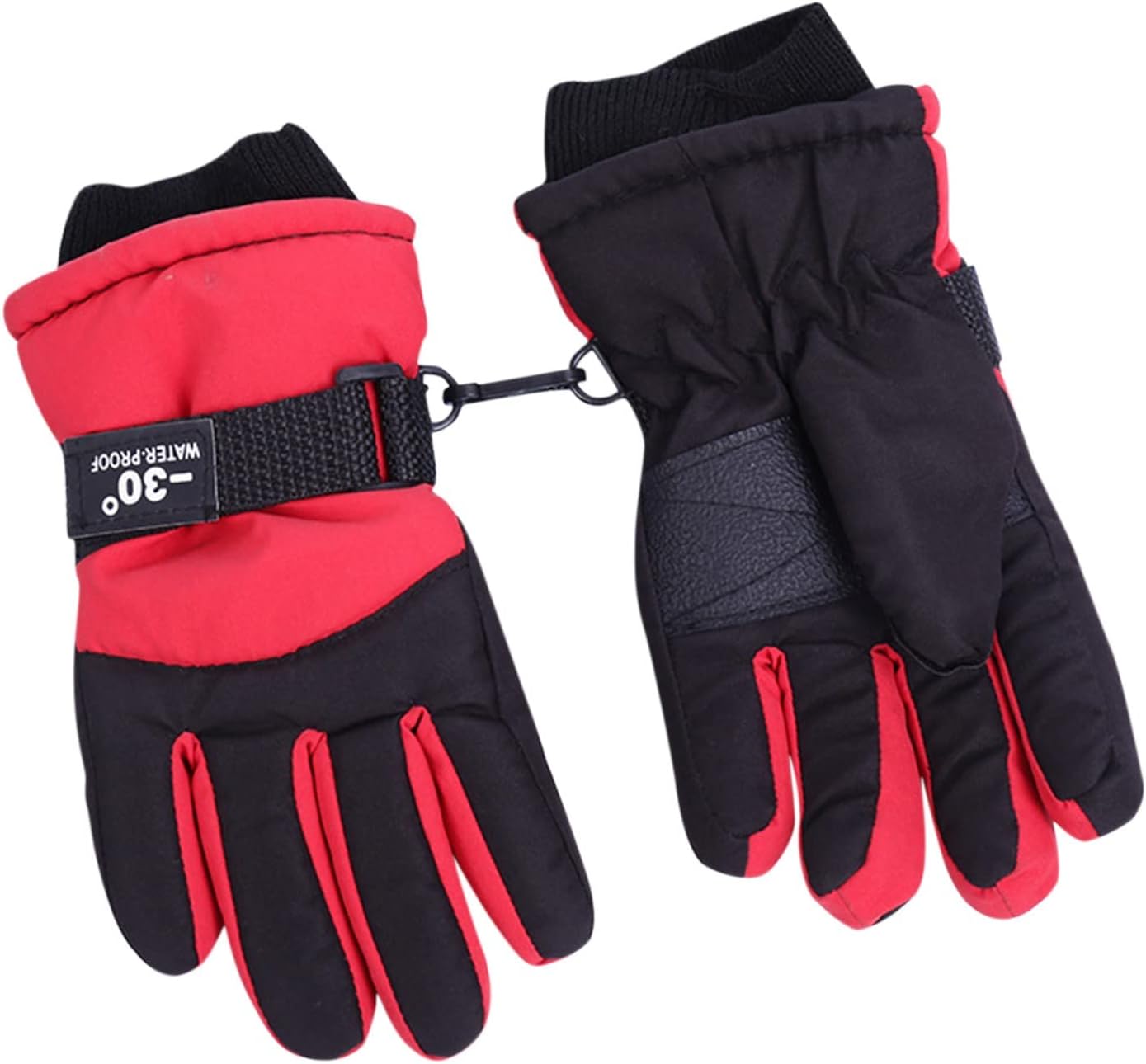 Huchexiaosi 最安値 スキーグローブ スキー 手袋 子供 女の子 男の子 キッズ手袋 スノーボードグローブ 防寒グローブ ミトングローブ スポーツグローブ 裏ボア付き 厚手 ベビー 冬のアウトドアキッズボーイズガールズスノースケートスノーボード防風ウォームスキー