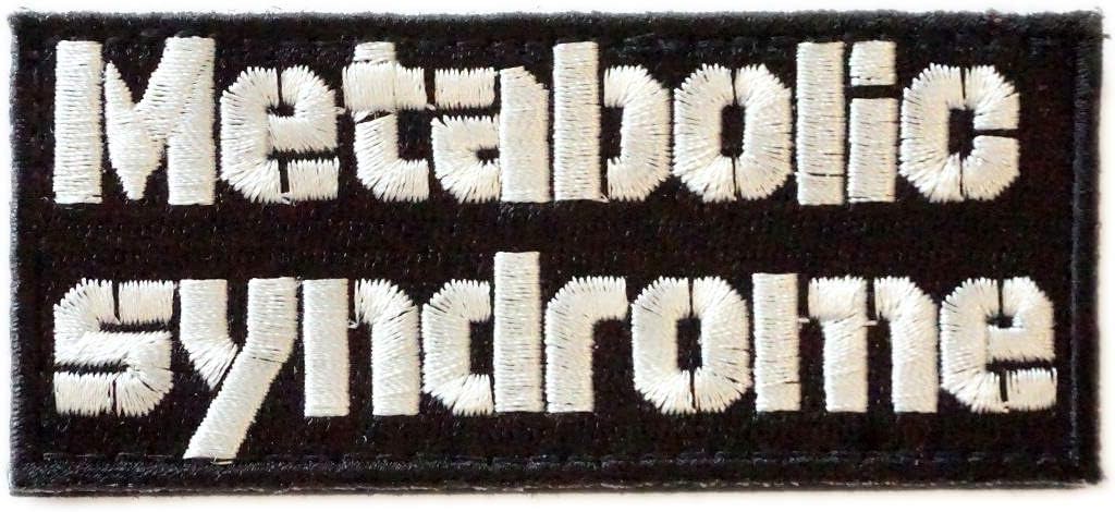 Embroidered Morale Patch Metabollic Syndrome A0429