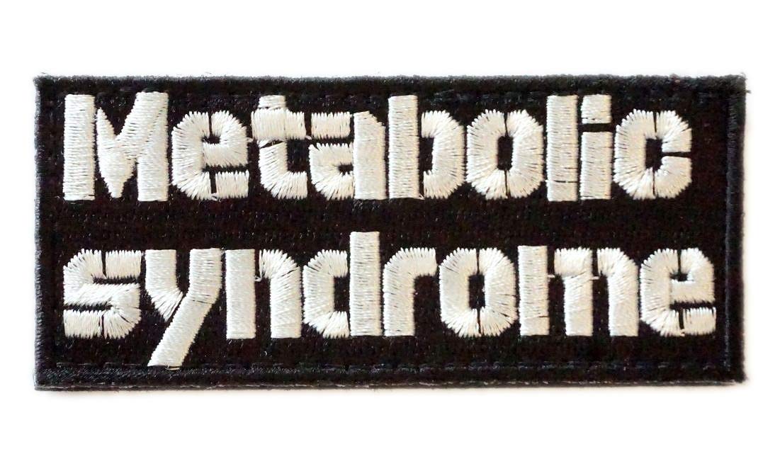 Embroidered Morale Patch Metabollic Syndrome A0429