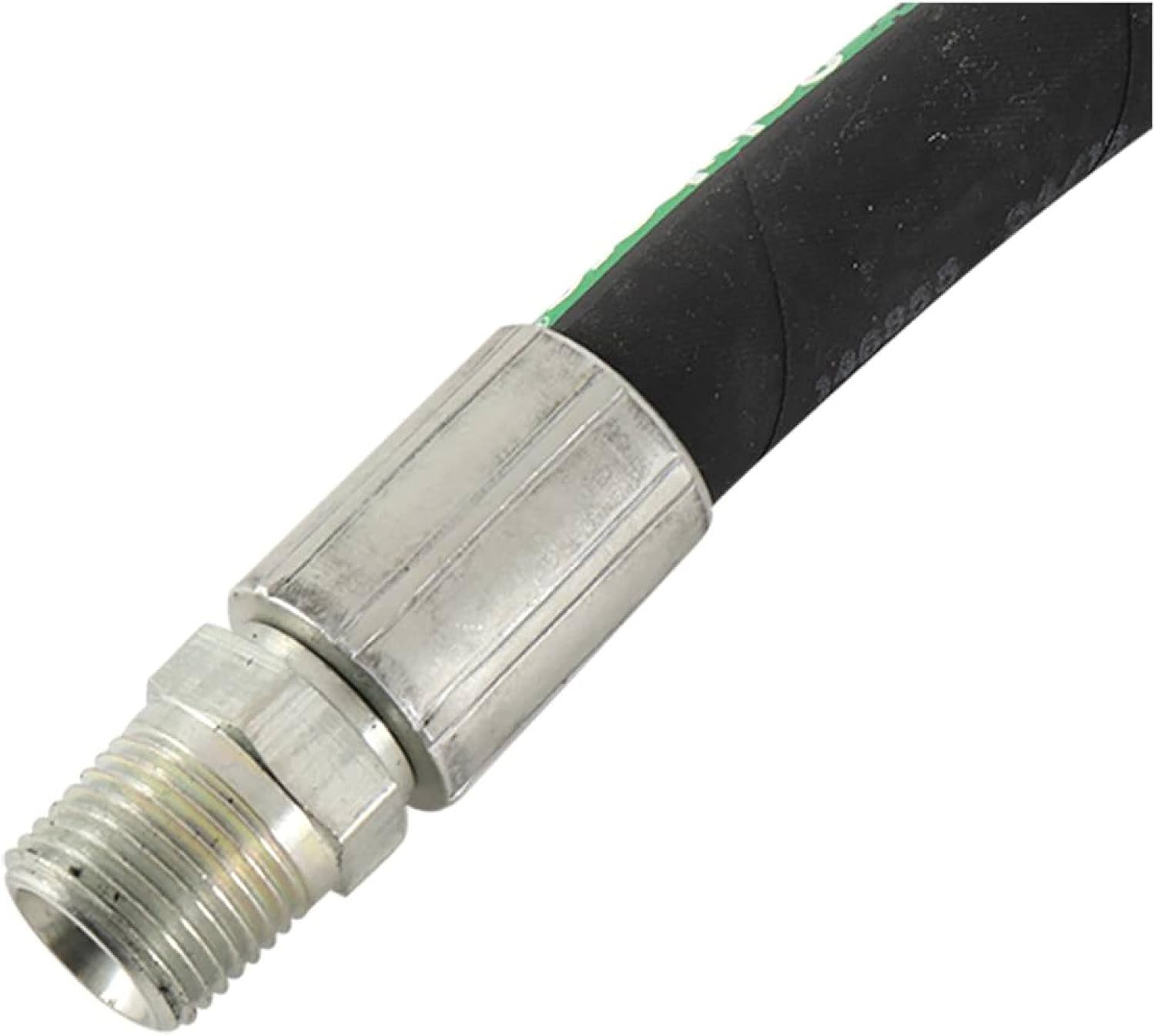 Complete Tractor 3001-0101 Hydraulic Hose Compatible with/Replacement for Tractors - 1/2" x 15" SAE 100 R2AT 2 wire Hydraulic hose assembly (4000 psi)