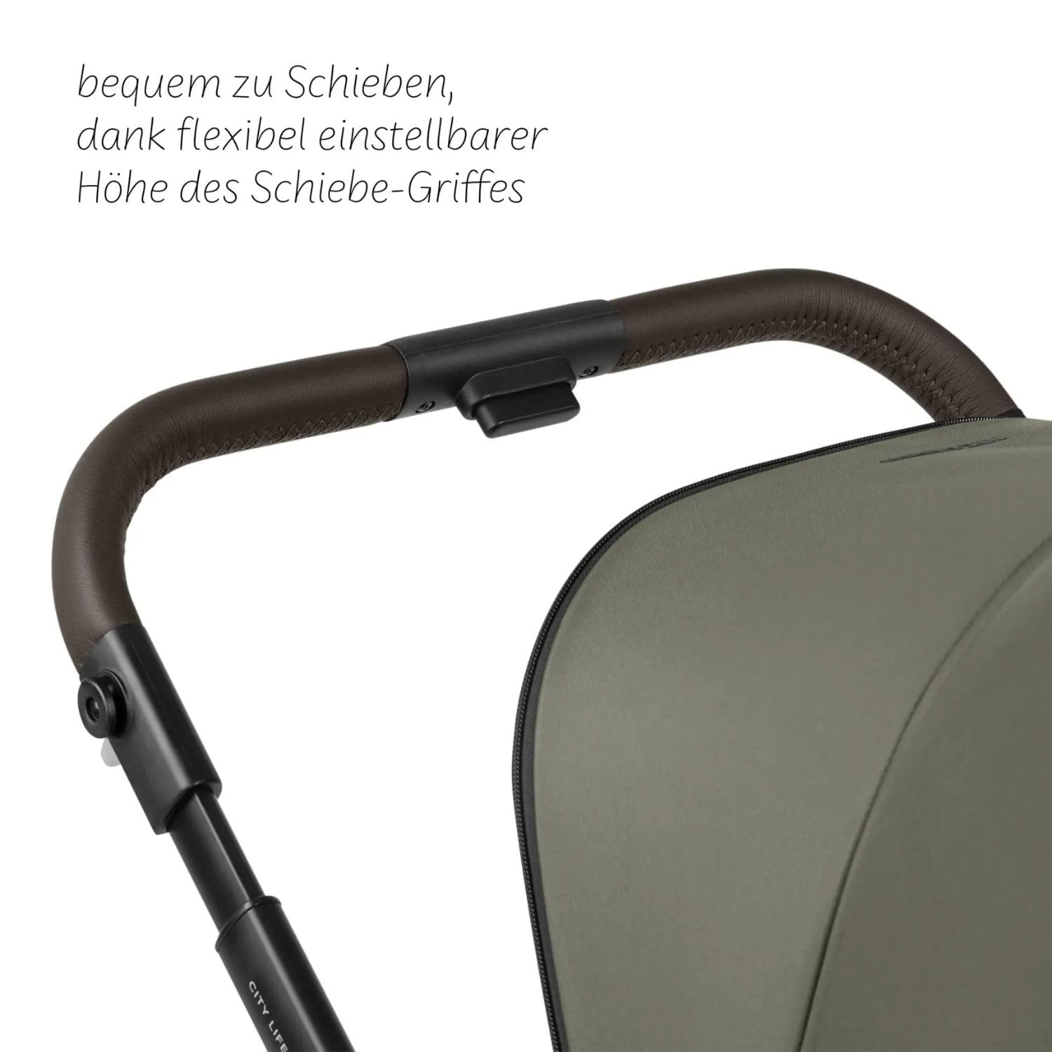 ABC Design City Life Poussette et poussette de sport jusqu'à 22 kg - Avocat | Jusqu'à 22 kg, avec unité d'assise réversible, position allongée, glissière télescopique et panier de courses jusqu'à 10 kg