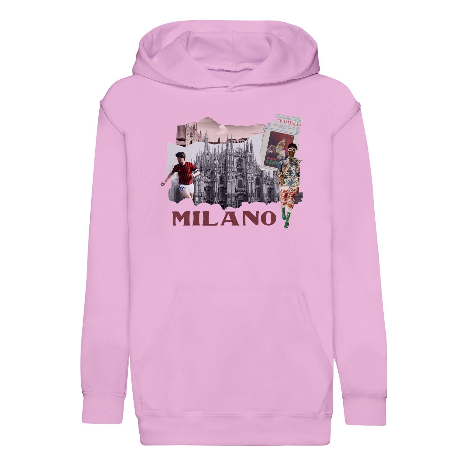 Hoodie enfant sweat pull confortable pour voyage et mi-saison Milan