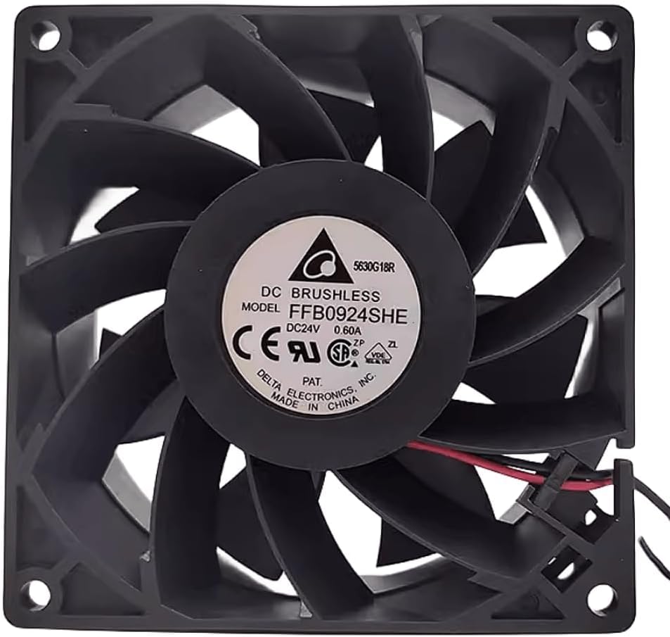 FFB0924SHE 24V 0.60A 90MM Fan - 9238 52.5DB 3-Wire Inverter Cooling Fan