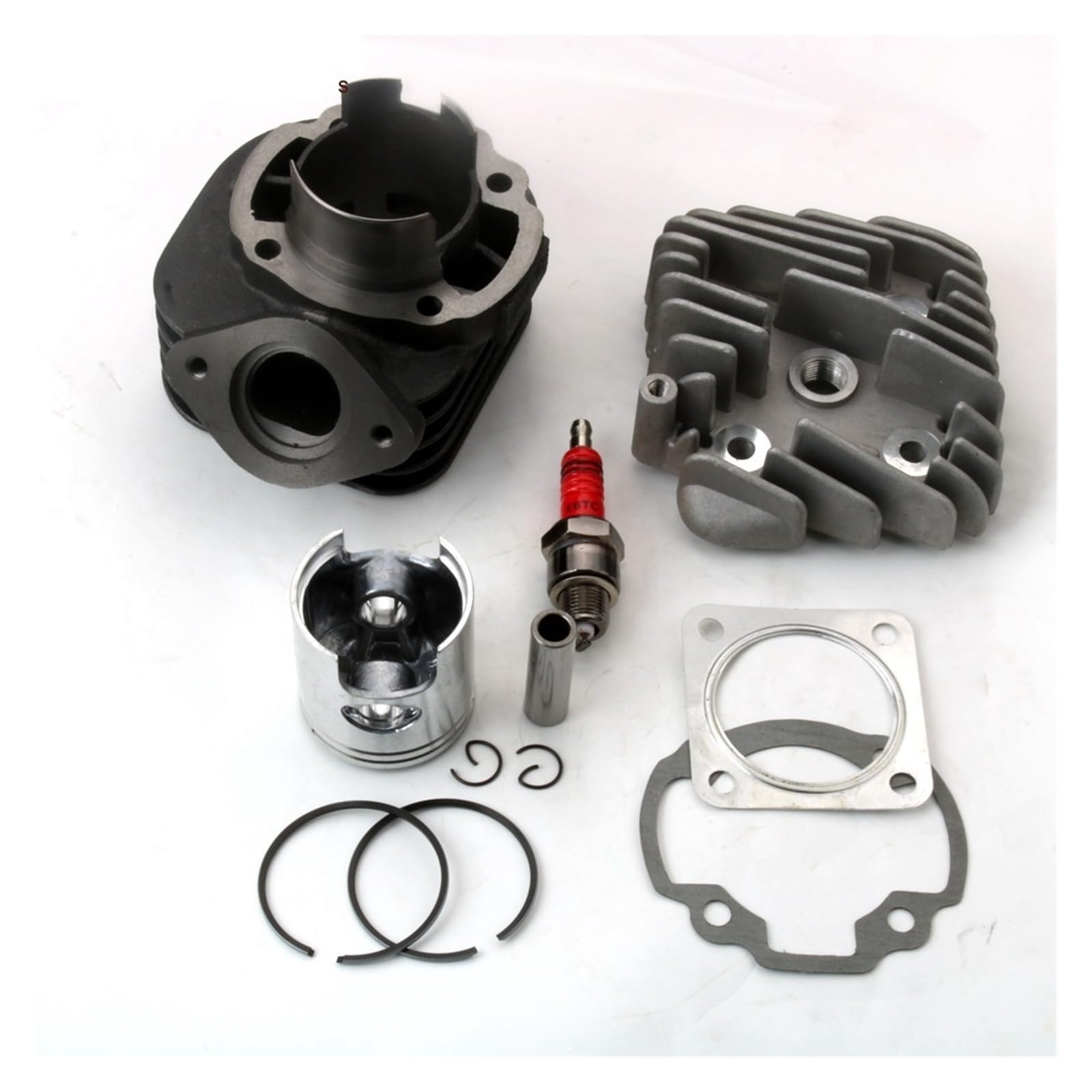 Kit De Cylindre Et Tête À Gros Alésage Scooter 70cc, Pièces Moteur Convient pour Dio AF34 AF35 ZX50 47mm Kit Cylindre Culasse Soupape Assemblée