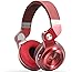 Bluedio T2s Bluetooth Headphones On Ear with Mic, 57mm Driver Rotary Folding Wireless Headset, Wired and Wireless Headphones