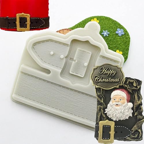 Miniatura 4 de Buckle Belt Shape Silicone Mold Resin Kitchen Baking Tool Diy Cake Pastry Fondant Moulds Chocolate Dessert Lace Decoration