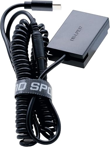 Punto ciego - Batería ficticia Canon LP-E17 USB-c - Compatible con Canon EOS M3, M5, M6, Rebel T6iT7iT8i, SL2SL3, 750D760D, 800D y PowerShot G3 XG5