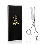 Fengliren High-end Professional Hair Thinning Scissors Hair Cutting Teeth Shears Barber Hairdressing Texturizing Scissors Extremely Very Sharp 6.5 Inch Stainless Steel Alloy For Men Women Salon & Home