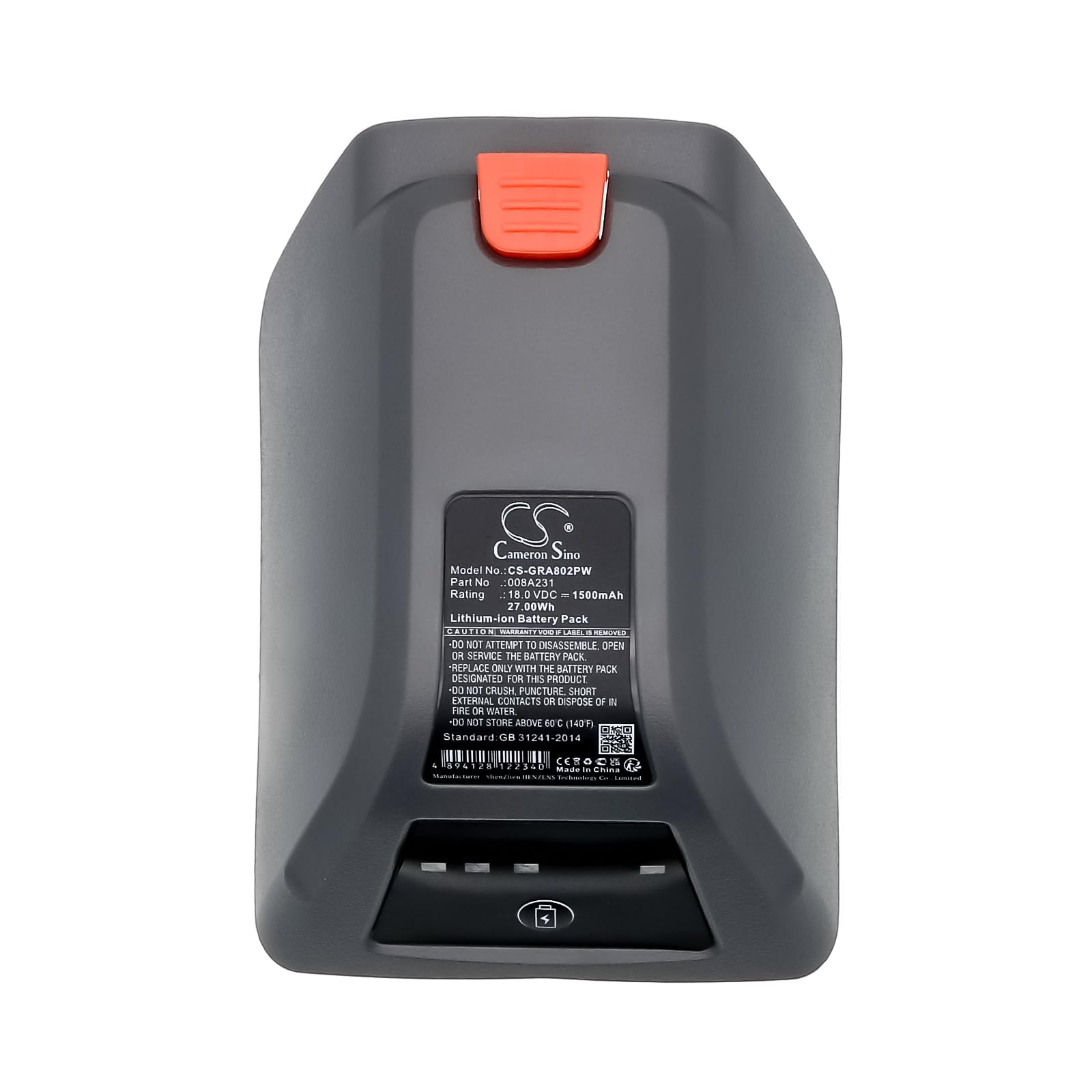 CS-GRA802PW Baterie 1500mAh kompatybilny z [GARDENA] 8025-20, Comfort Wand-Schlauchbox 35 roll-up automatic Li zastępuje 008A231, 8025-20