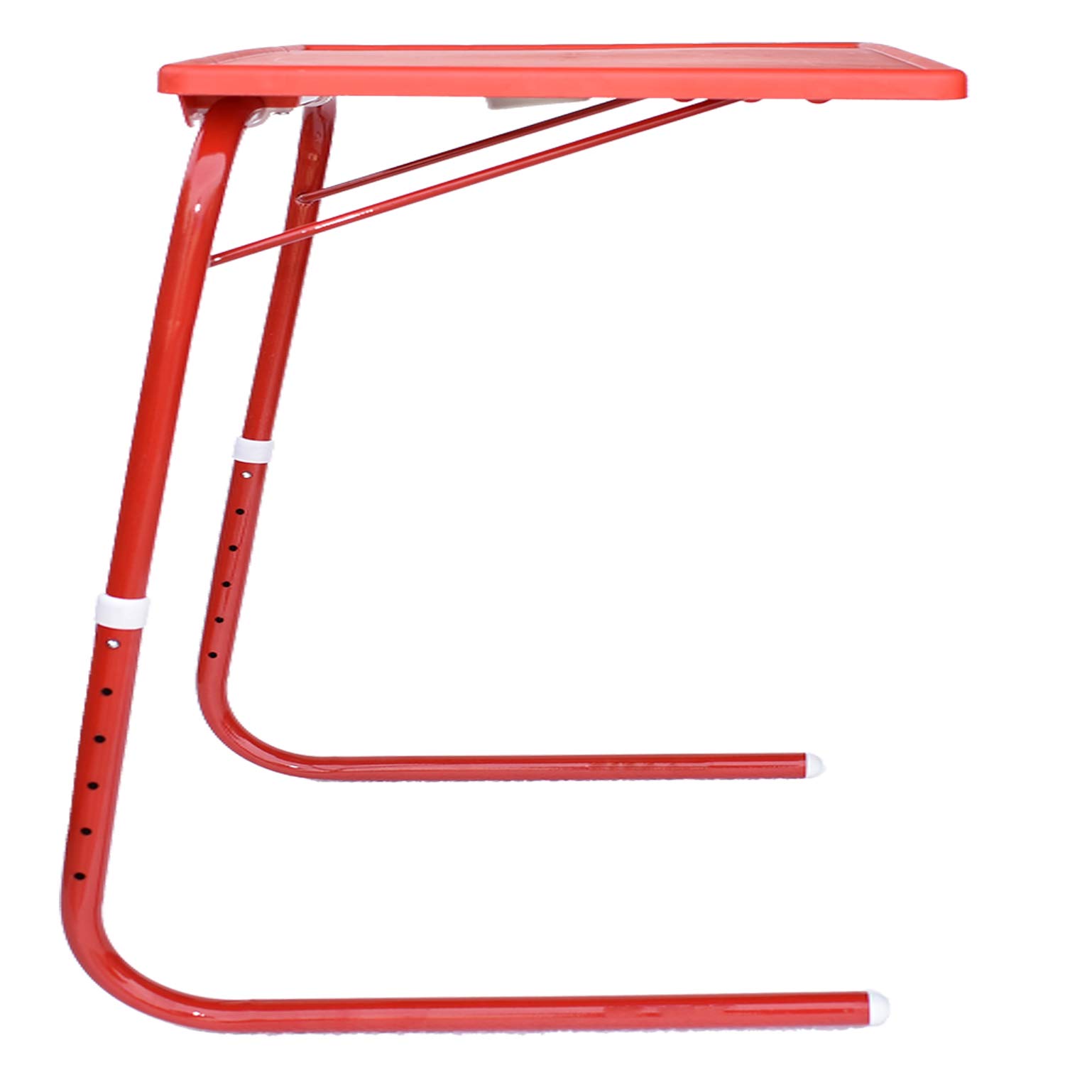 GRAPHITOS Table Foldable and Adjustable for Laptop and Study with Cup Holder (Standard, Red) 1