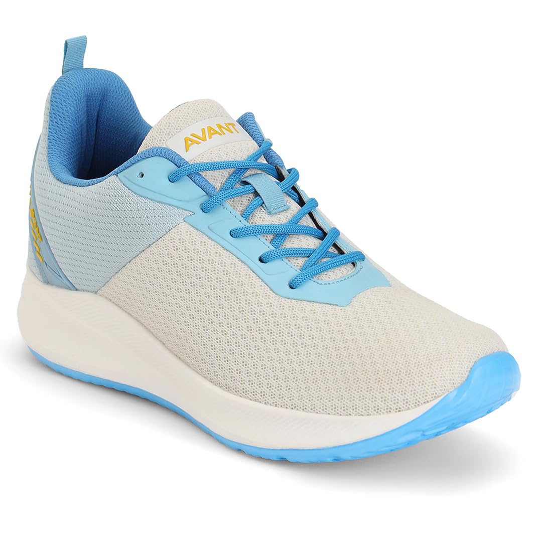 AVANT Mens Racer Walking Shoes - Superior Cushioning & Bouncy EVA Outsole Shoes|Breathable Mesh, Lightweight, Shock-Absorption Technology,Sports Footwear (AVMSH060CL037_Ice Blue) (B0D8JBKJDX) Amazon Price History, Amazon Price Tracker