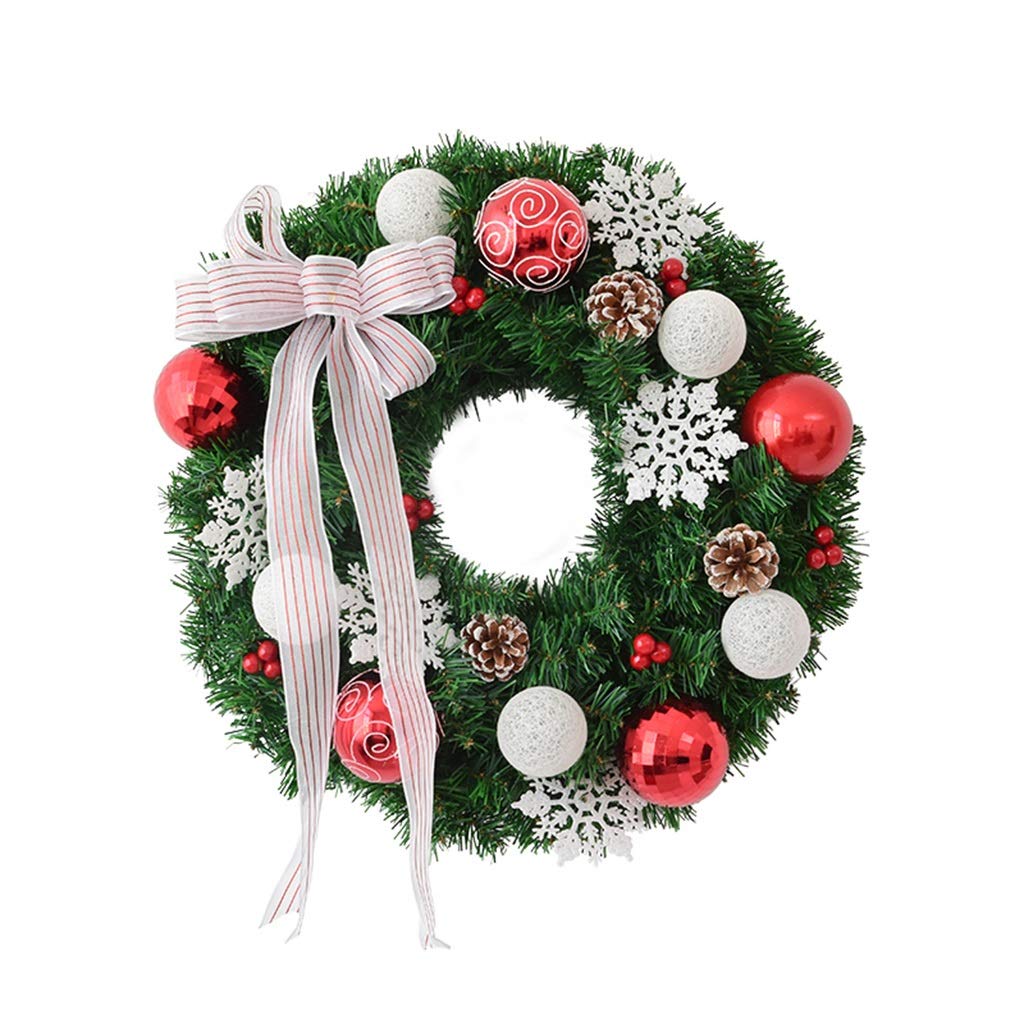 Guirlande de Noël artificielle pour porte : dites adieu aux épines qui tombent