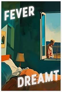 ZCXH Surreal Bedroom Art Print_ Fever Dreamt, Open Window Canvas Poster Wall Art Print Picture Paintings for Living Room 20x30inch(50x75cm)