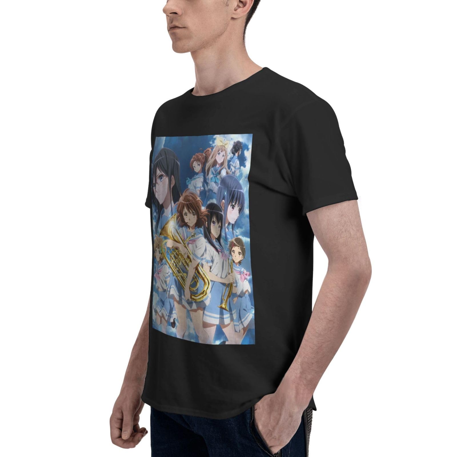 I0691/響けユーフォニアム2 缶バッジ付き 原画Tシャツ Fサイズ 未開封  