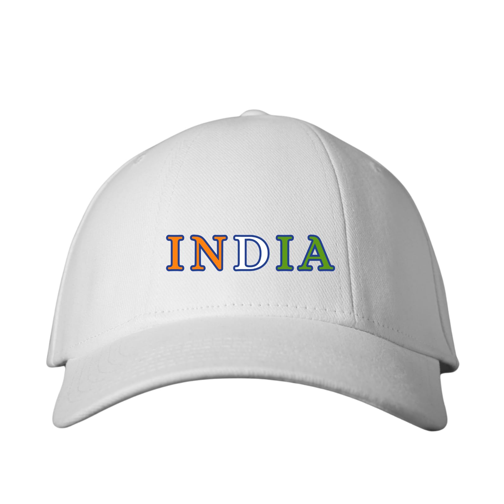 White Baseball Cap, Patriotic, Indian Tricolour | Republic Day & Independence Day Special | Adjustable Polyester Cap for Men, Women-image-43