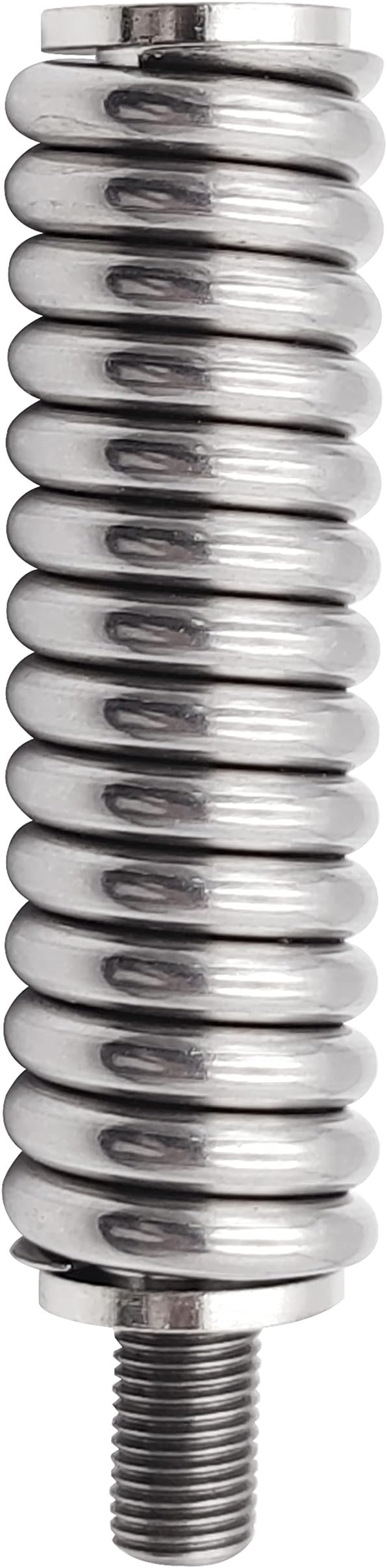 SS-3H CB Antenna Spring Mount - Heavy Duty Stainless Steel Antenna Electronics Spring to Fit for Mobile/in-Vehicle CB Radio Antenna Mount up to 60" Long and 3/8" - 24 Threads