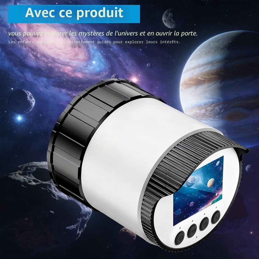 Caméra oculaire électronique WiFi, écran HD 2 Pouces, pour télescopes, Jumelles, etc. avec oculaire de 38 à 73 mm de diamètre – autonomie de 150 Min, Stockage jusqu'à 256 Go (Carte TF Non Incluse)