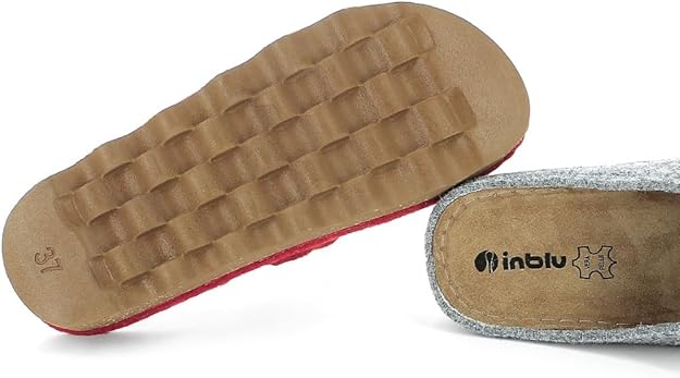 inblu Damen Pantofole Donna Ecofriends Con Applicazione A Fiore