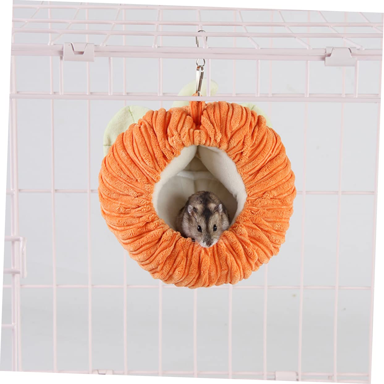 BESPORTBLE 3stücke Kuschelhöhle Für Kleine Haustiere Warmes Leichtes Und Bequemes Hängemattenset Im Kürbisdesign Für Hamster Meerschweinchen Chinchillas Und Andere Kleintiere Mit Haken
