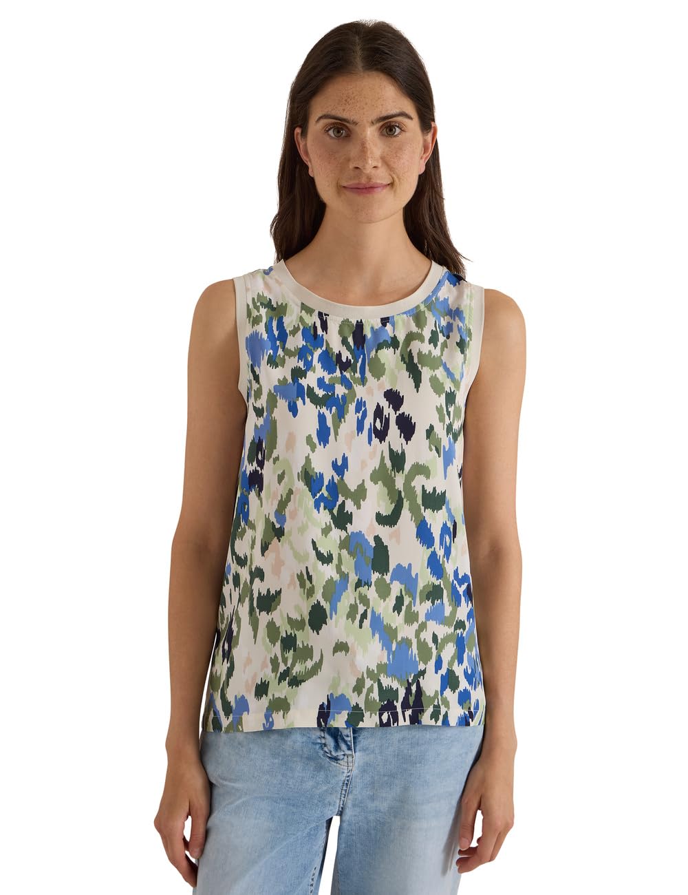 Cecil Damen Blusentop mit Rundhals und Print