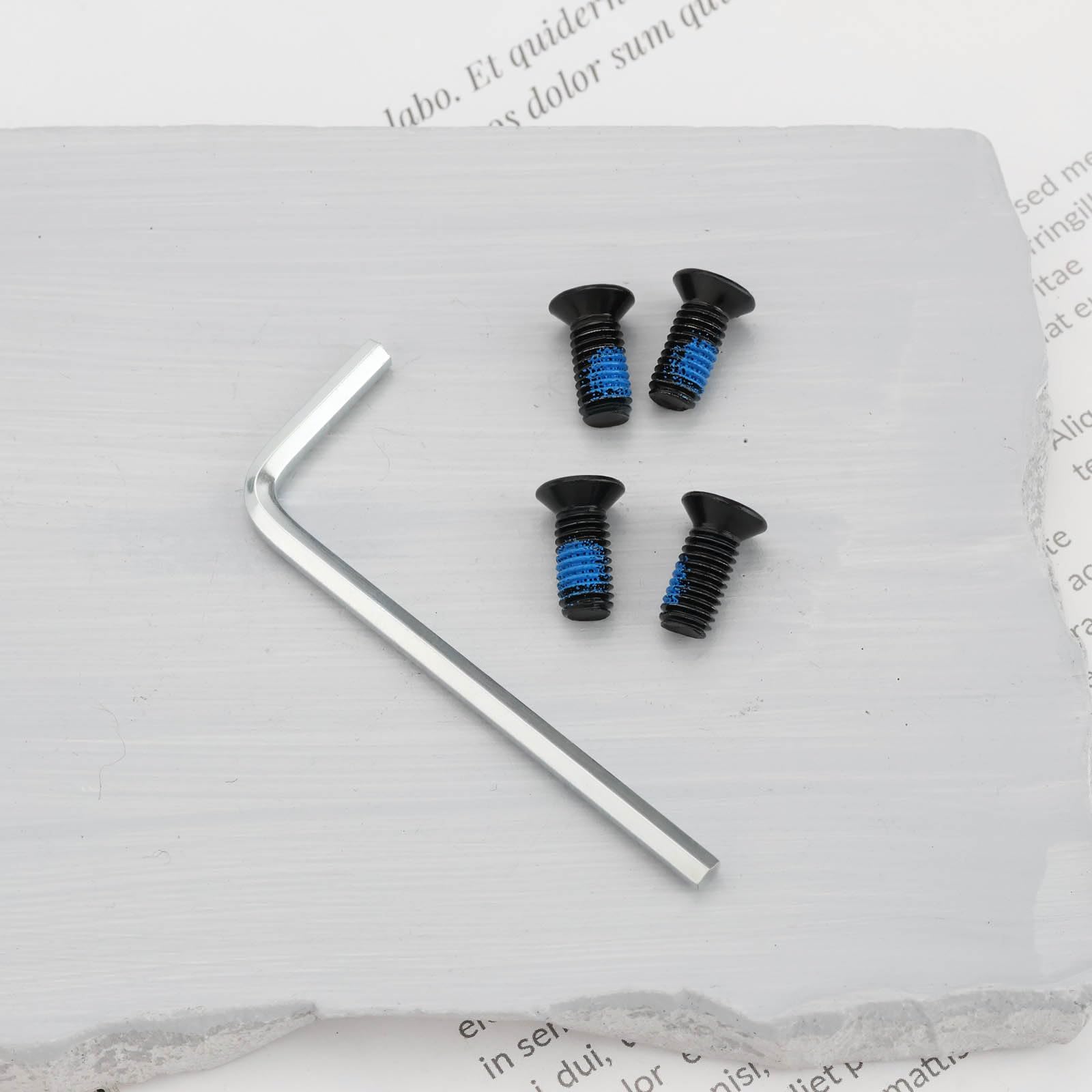 10 tornillos de poste delantero para manillar de scooter con llave compatible con AOVO Pro compatible con Xiaomi M365 M365 Pro Scooter Stem Manillar