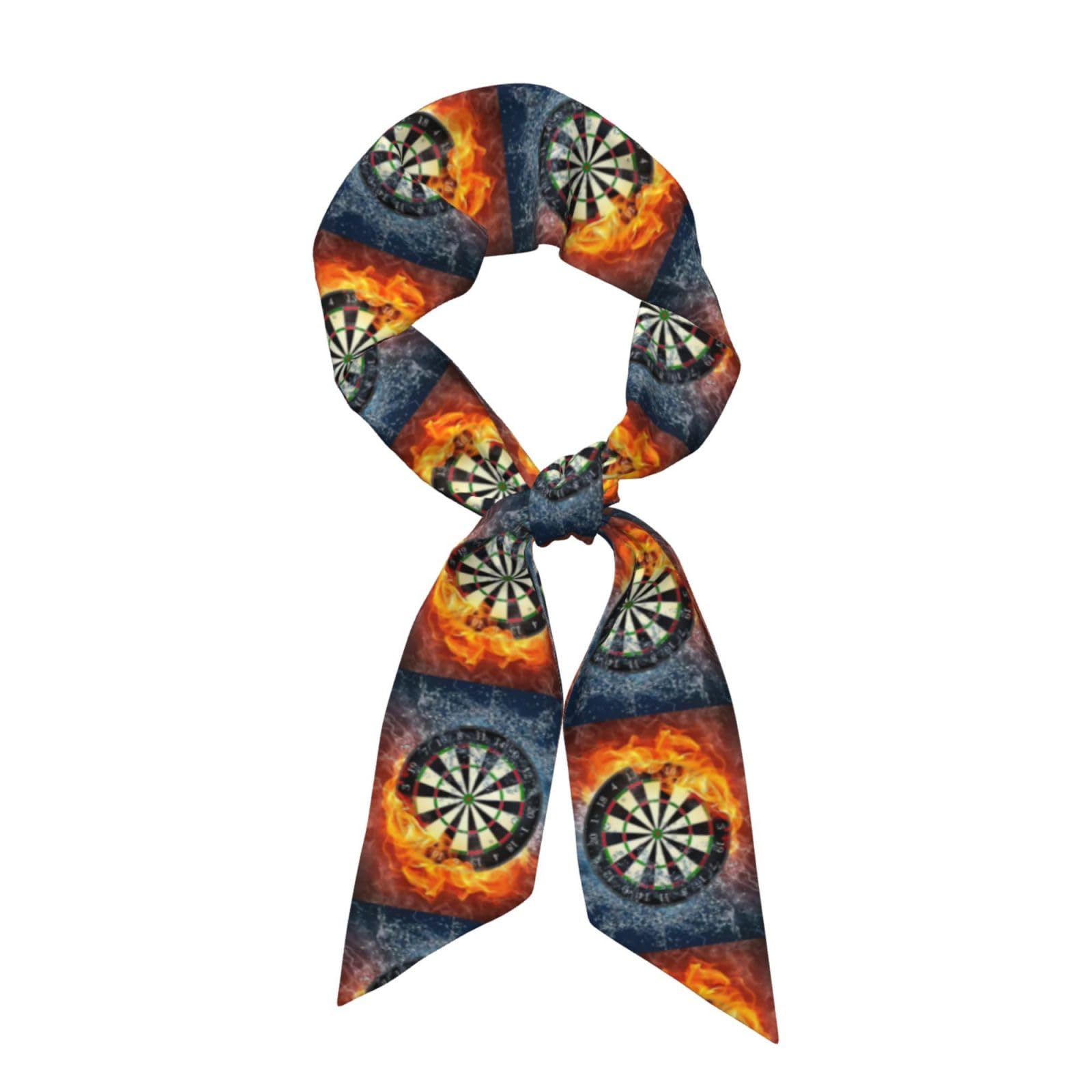 JIUTY Dart Board Colorful Women'S Fashion Scarf Spring Fall Lightweight Patterned Accessory