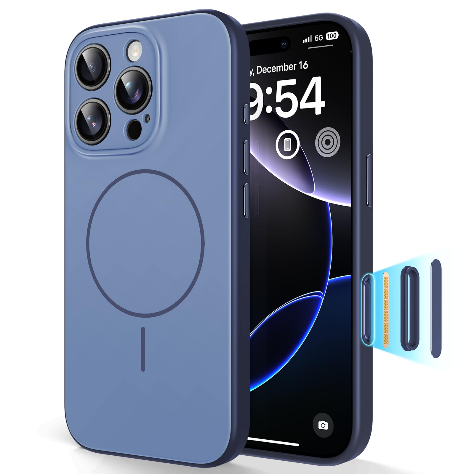 Coque iPhone 16 Pro Max MagSafe TAURI bicolore avec bouton de capture - 7