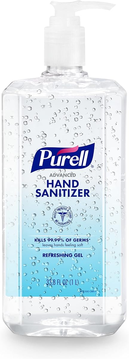 Purell Hand Sanitizer Gel Pump Bottle 1ct x 1L- 9632-04-CMR