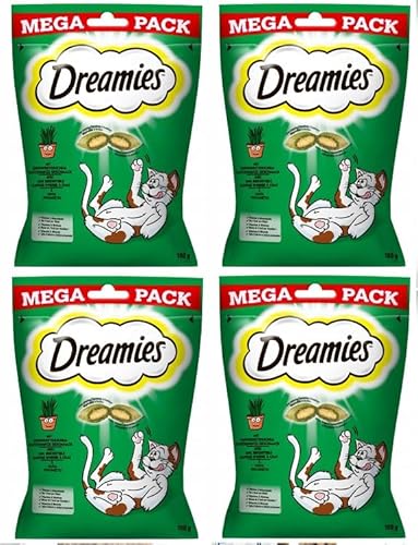 Produktbild von DREAMIES Catnip Katzenminze Leckerli für Katzen - 4 x 180 g