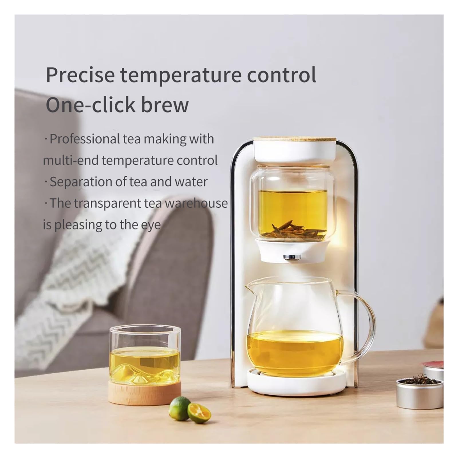 Macchina for bere a caldo istantaneo for il tè da tavolo Distributore d'acqua Home Office Bollitore for elettrico Pompa dell'acqua Riscaldamento rapido,Risparmio di Tempo