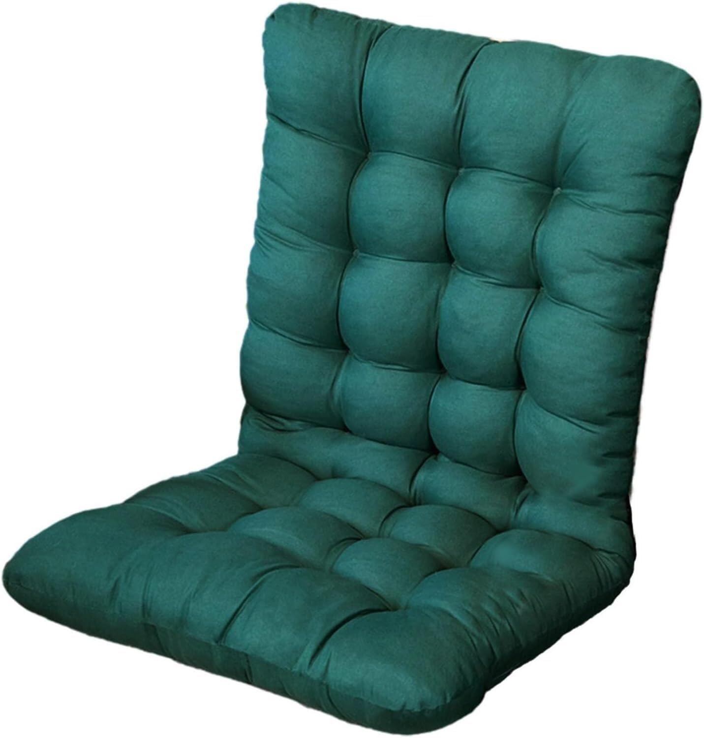 NMVAWIPT Garden Chair Cushions With Backs, High Back Cushion，Soft Outdoor Seat Pads, Rocking Chairs Cushion(Green,45 * 155cm)
