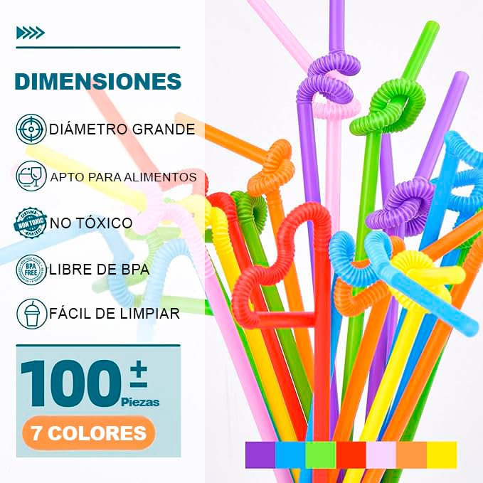 Opiniones y reviews de Popotes desechables del mes. 15 Imagen adicional