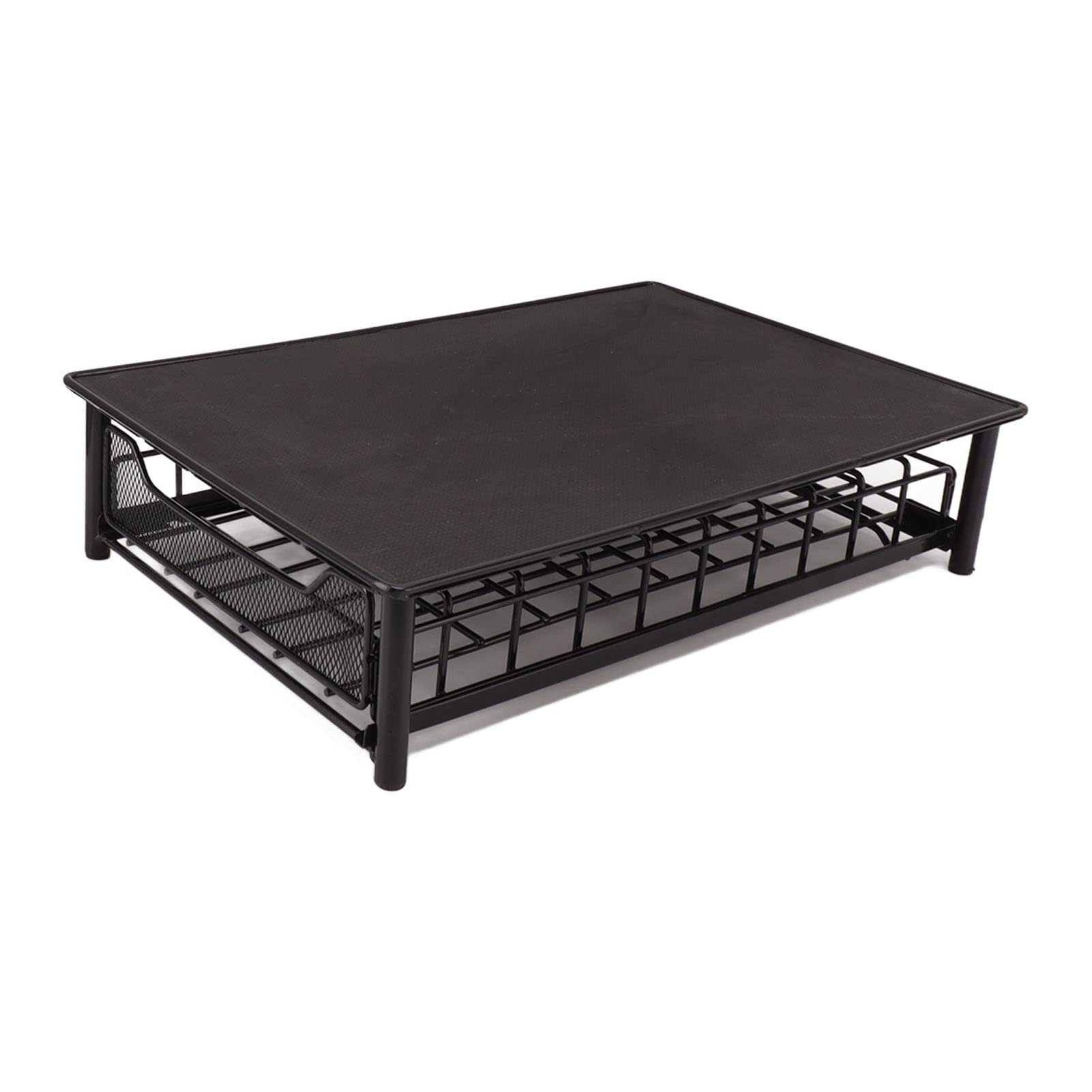 Cajón de Almacenamiento para Cápsulas de café para, Capacidad 60 Sules, Organizador Hierro con Superficie Máquina, Soporte Mostrador que Ahorra Espacio Cocina y Oficina (Negro)
