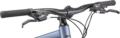 Miniatura 3 de Mongoose Bicicleta de montaña Status, bicicleta de 26 pulgadas para hombres y mujeres, 21 velocidades, marco de suspensión de aluminio, triángulo