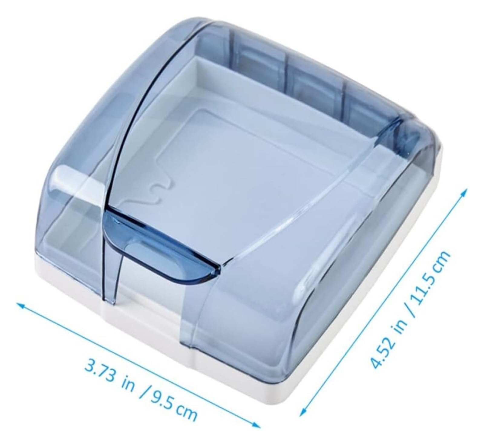 Coprispina, Copripresa elettrica, Scatola di Protezione for Prese elettriche, Coprispina in plastica, Coprispina for Prese elettriche, Resistente alle intemperie(Blue)