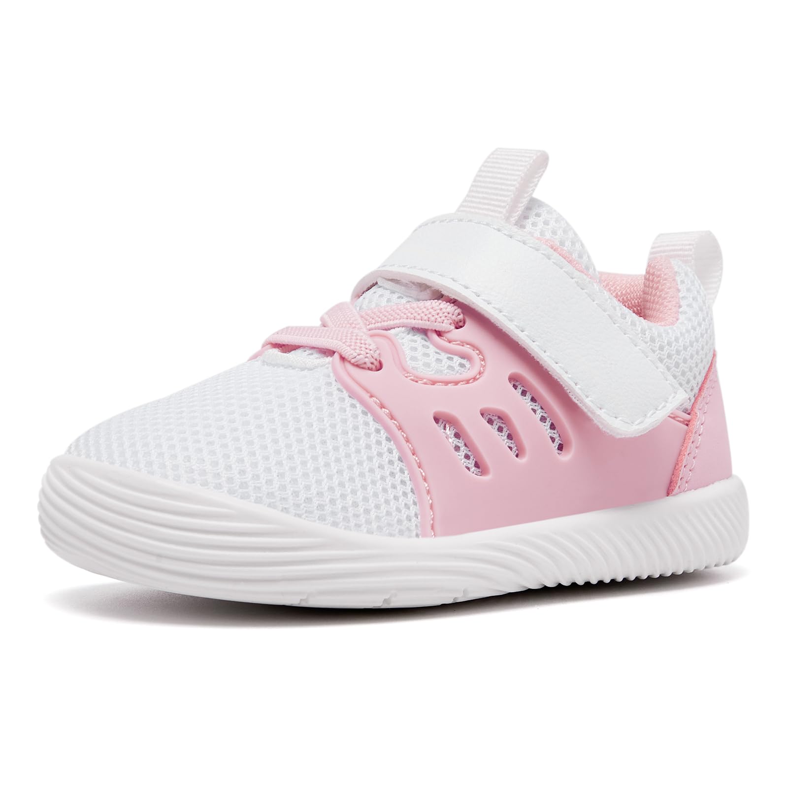 MORENDL Toddler Sneakers Baby Boys &amp; Girls Barefoot Shoes Lightweight Breathable Walking Running Tennis Athletic Sport Shoes