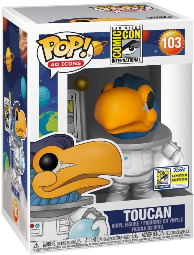 Funko Pop Ad Icons #103 Astronaut Toucan (2020 SDCC Exclusive)