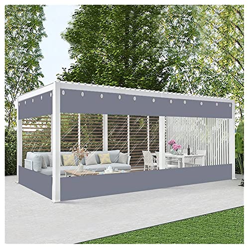 Bâche imperméable rideau extérieur vinyle robuste pour pergola gazebo - 2