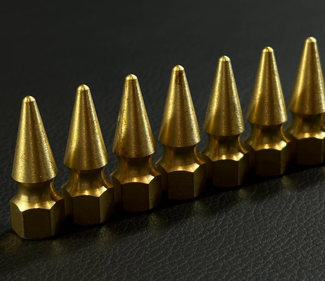 真鍮スパイクナット M6 P1.0 20本 真鍮スパイクナット M6 P1.0 20本 Z1 Z2 マフラーナット 真鍮製 M6