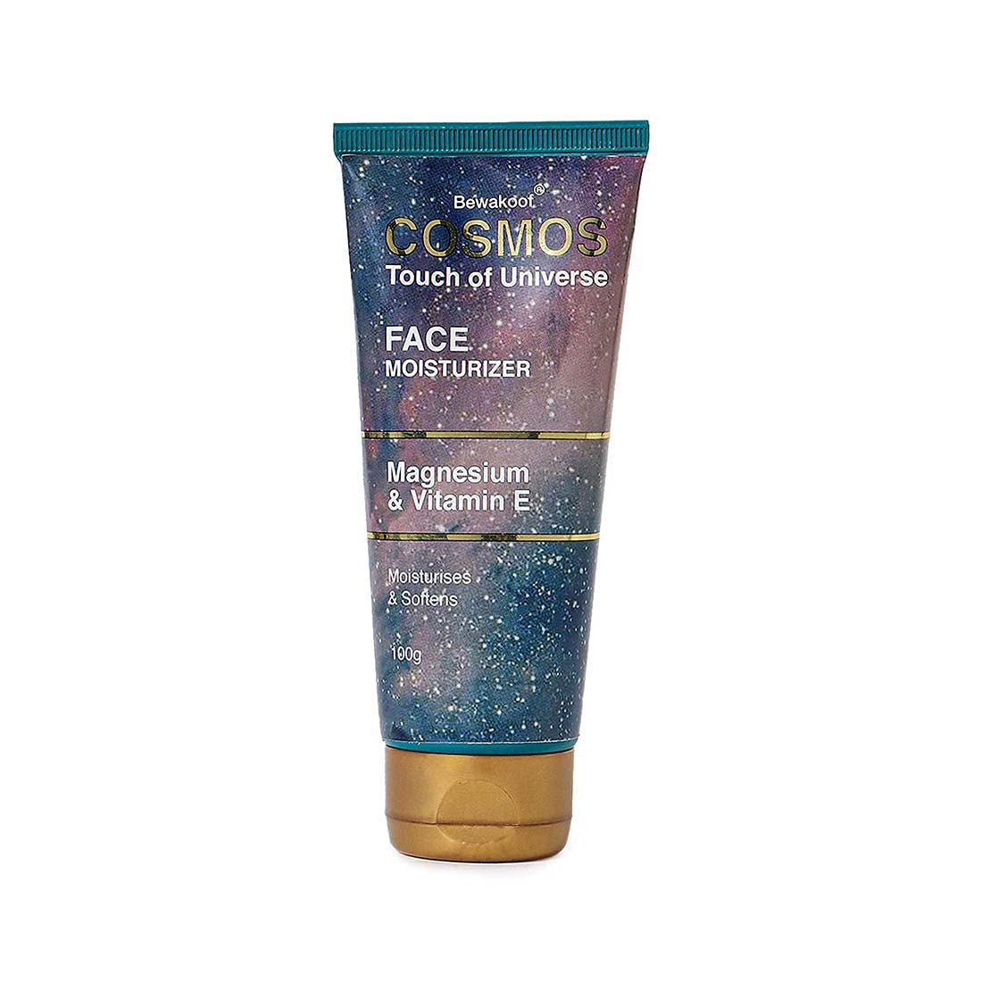 Bewakoof Cosmos Face Moisturizer Powered by Magnesium & Vitamin-E -100G - Paraben & Sulphate Free