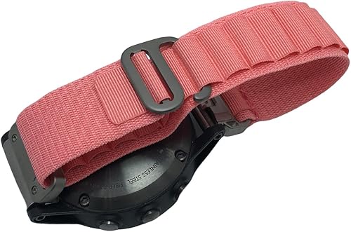 Miniatura 5 de Elegante correa alpina de 1.024 in para relojes Garmin  Correa de nailon de alta calidad para FENIX 7X, 5X, 6X Pro  Accesorio de reloj de moda para