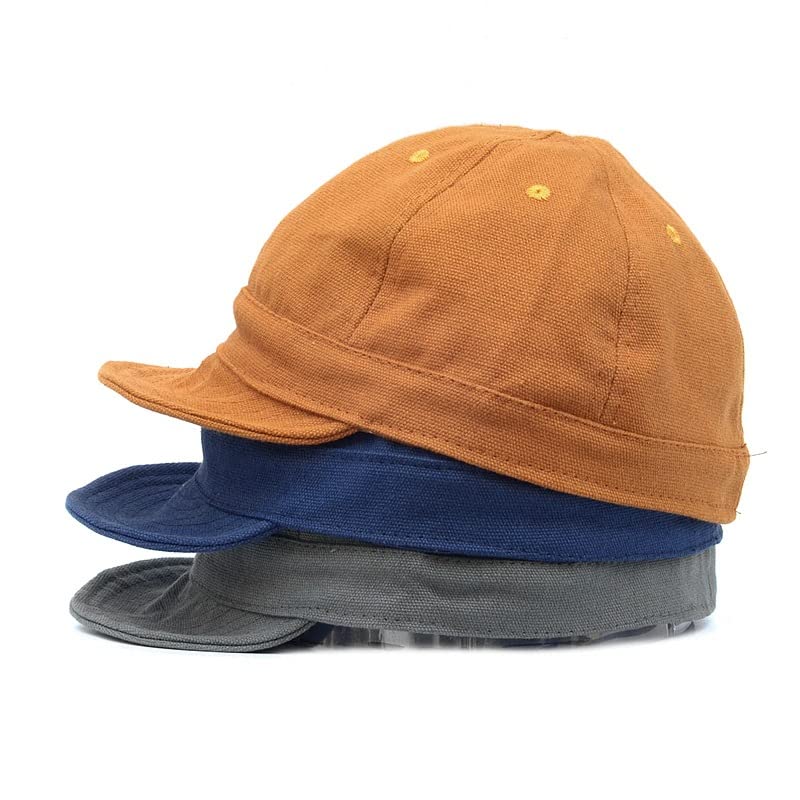 Fashion Short Brim Baseball Cap with Soft Brim. Hip Baseball Cap. Outdoor Boys Baseball Cap (Color : Grey Cap, Size : 55cm to 60cm)4