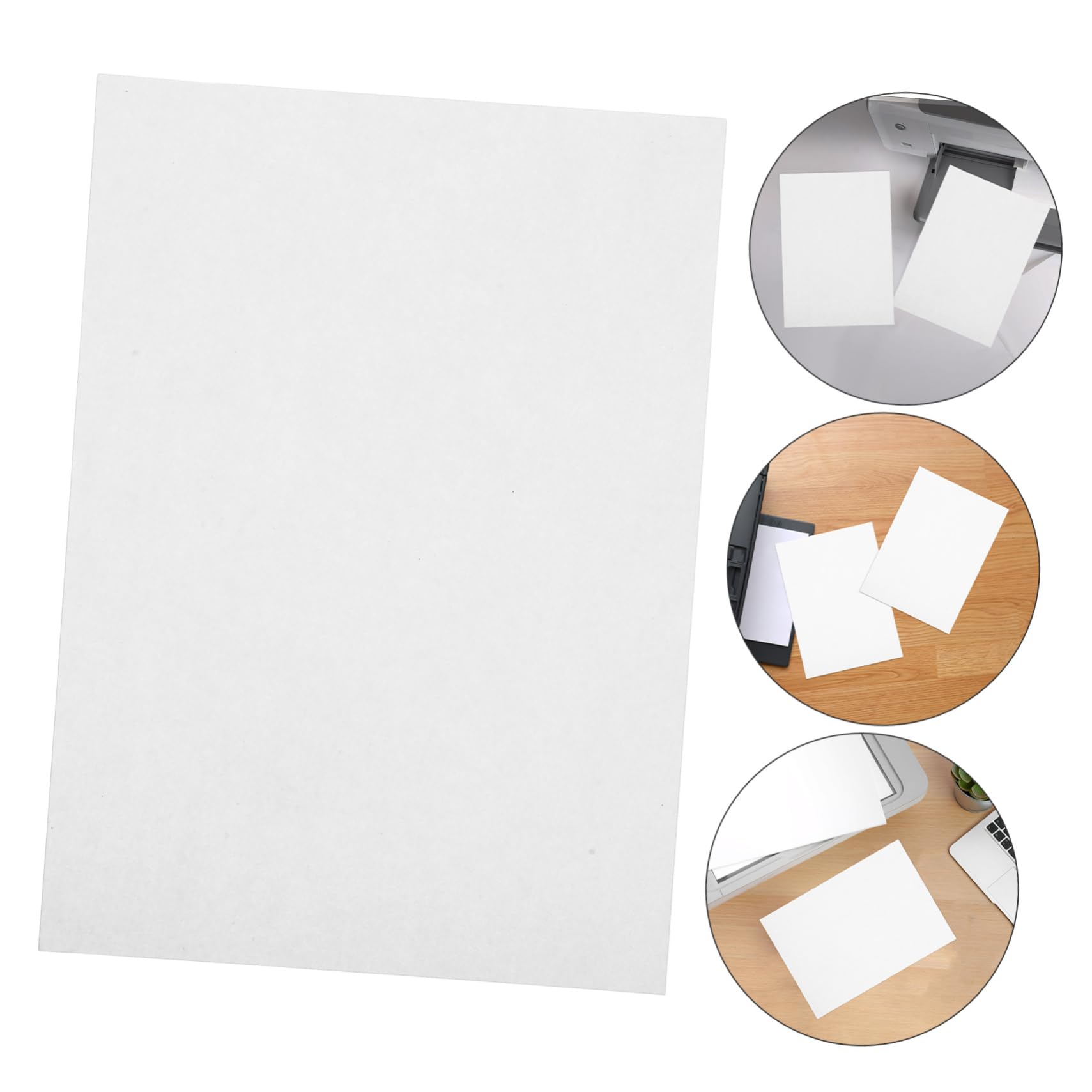 500 Hojas de Papel para Impresora de Oficina de Doble Cara Papel de Papelería A5 Adecuado para Decoracion Colegio y Comunicaciones Empresariales