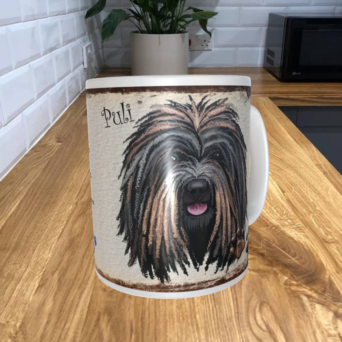 Shawprint Limited PULI 11oz Coffee Mug My Dog's Rules Theme 1187DRMUG