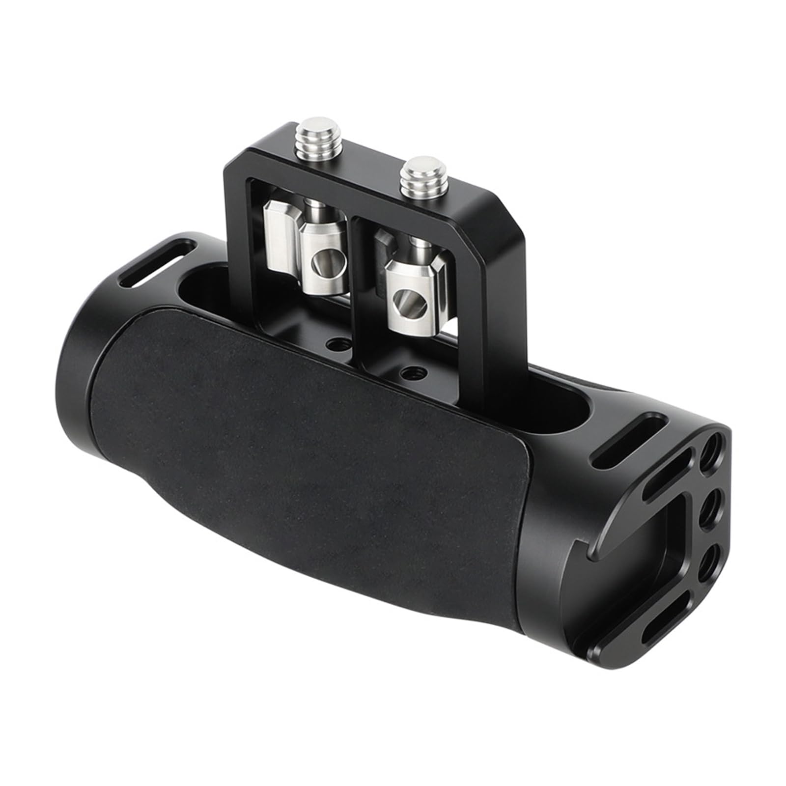 Poignée ergonomique double vis de 1/4" pour appareil photo numérique - Poignée latérale gauche et droite pour appareil photo numérique - Accessoires de petite cage - Double poignée à vis