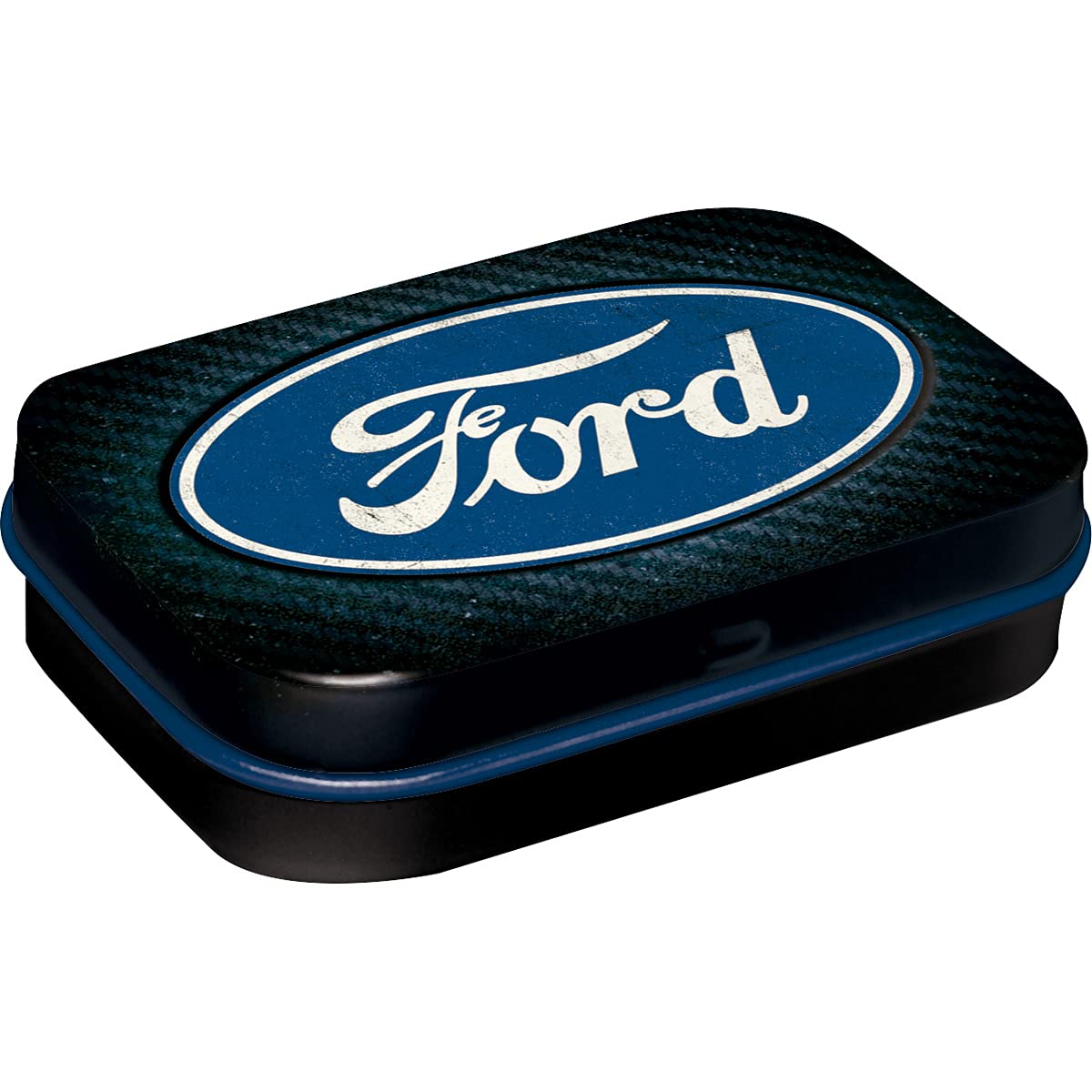 Nostalgic-Art Retro Pillendose Nostalgic-Art Ford – Logo Blue Shine – Gift Idea